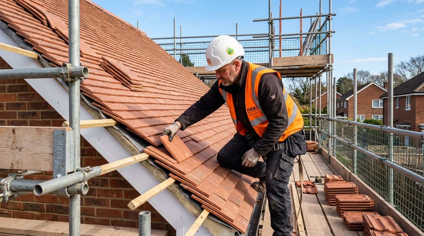 Quality roofing work on a UK home by Albert & Sons Roofing